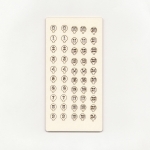 Tablice Tramwajowe NUMERY okrągłe 1:87